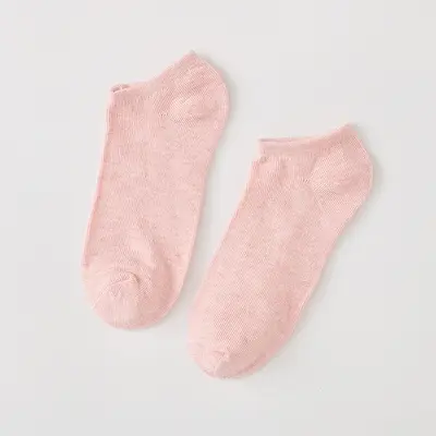 Einfarbige Baumwollsocken für Frauen, Bonbonfarbene einfarbige Damensocken, unsichtbare Dekolletésocken, unsichtbare Socken, hautfarbene Socken, Zhuji-Socken Großhandel. - 9