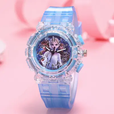 Children's Watch Colorful Light Quartz - 7