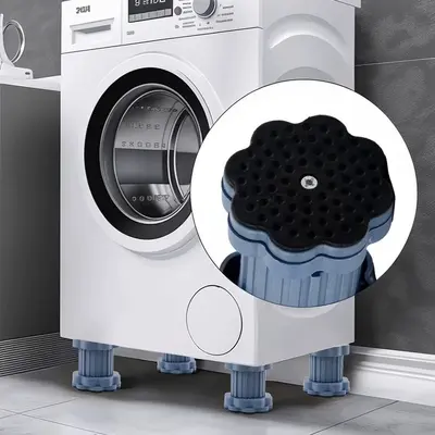 Universal Anti-Vibration Non-Slip Raising Pads for Washing Machine Base