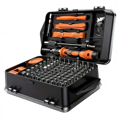 24-in-1 Schraubendreher, 115-in-1 Leder-Werkzeugtasche-Set, Multi-Funktions-Schraubendreher-Kit zum Reparieren und Zerlegen von Mobiltelefonen - 9