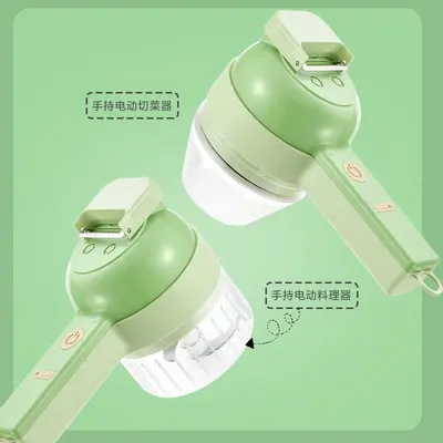 Electric garlic chopper and vegetable cutter, multifunctional - 3