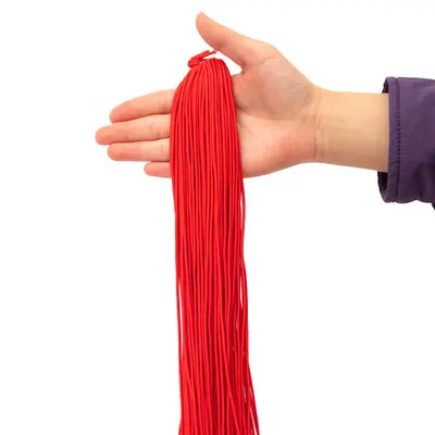Yüksek Esneklikli Yuvarlak Elastik İp 2mm-4mm Renkli Saç Bağı Malzemesi - 9