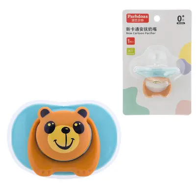 Pai Babet silicone pacifier, cartoon design, model 71048 - 9
