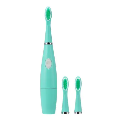 Waterproof Sonic Electric Toothbrush with 3 Replacement Brush Heads