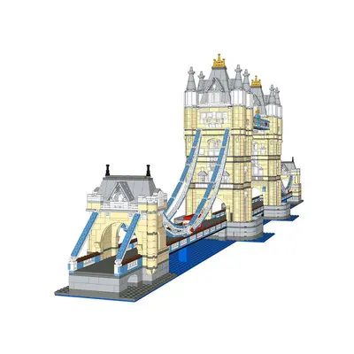 Small Particle Building Blocks, MOC-12269 Bridge Model, Educational Toy