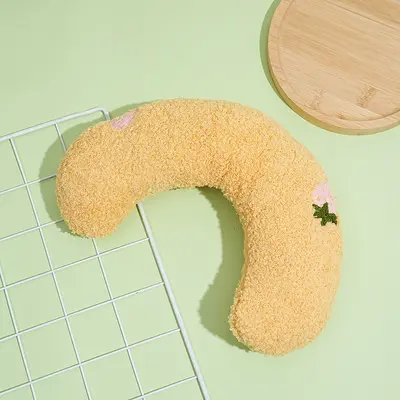 U-Shaped Moon Pillow for Cats and Dogs, Neck Support, Thickened - 7