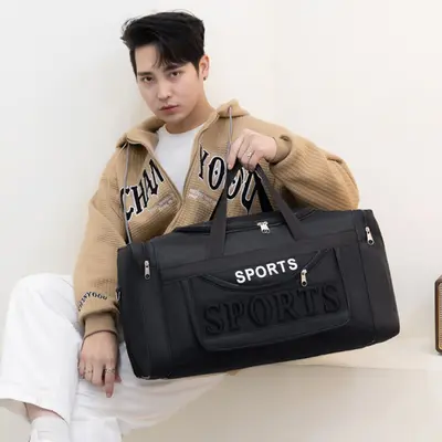 Foldable Travel Bag with Wet-Dry Compartment - 2