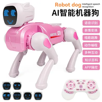 Children's AI Robot Dog, Remote Control Programming Educational Toy - 8