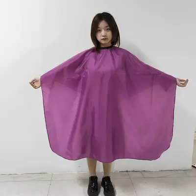 Rutschfester Friseurumhang aus Polyester-Taft - 12