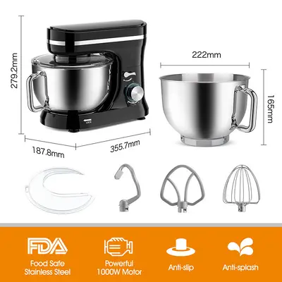 110V/220V Stand Mixer, Fully Automatic Dough Kneader