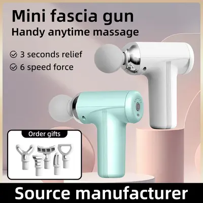Portable Quiet Electric Fascia Gun Muscle Relaxation Massager