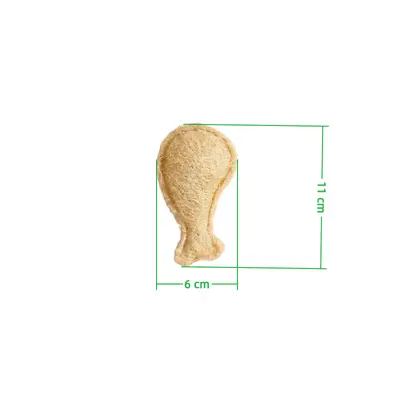 Natural Loofah Cat Toy with Catnip, Chew-Resistant - 8