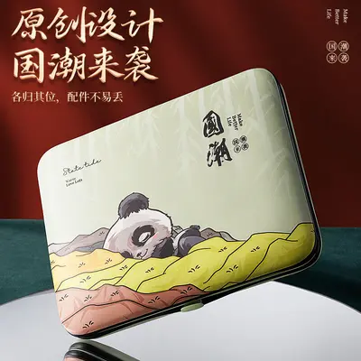 Stainless steel manicure and pedicure set