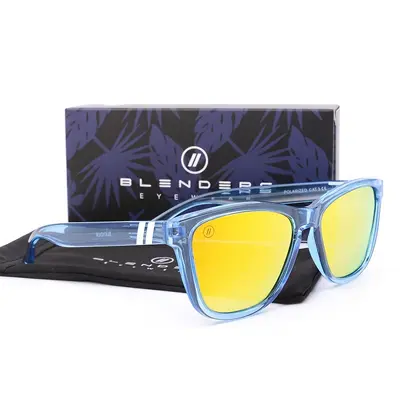 Blenders Unisex Square Sunglasses UV400 Polarized - 2