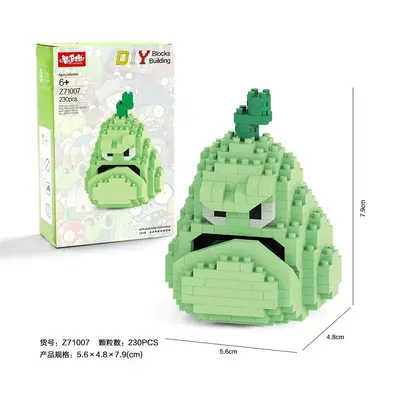 Plants vs. Zombies Bausteine-Set mit fleischfressender Pflanze und Zombie-Figur - 8