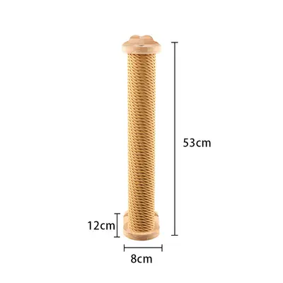 Sisal Cat Scratching Post with Climbing Column Toy, Scratch-Resistant - 8