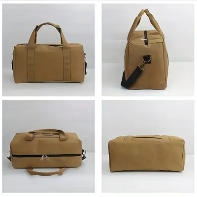 Travel bag, men's handbag canvas bag, work bag luggage bag, cosmetic bag, printable LOGO tool bag wholesale