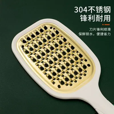 Stainless steel kitchen vegetable grater double-sided