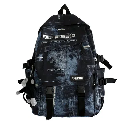 Large-Capacity Middle School Backpack, Japanese Style Casual Daypack - 7