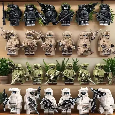 LEGO-Compatible Military Special Forces Building Blocks, Children's Educational Toy