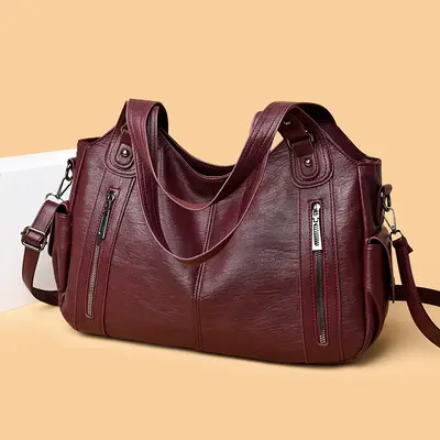 Large Capacity Tote Bag for Women, Underarm Style, Commuter Crossbody - 10