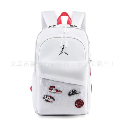 Student Sports Backpack, Large Capacity, Color-Block Design with Starry Pattern - 10