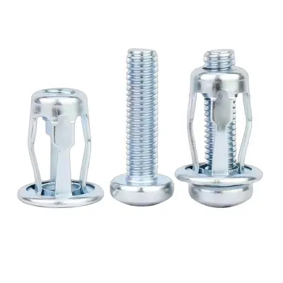 Galvanizli karbon çelik kanatlı somun perçin, M4 M5 M6 M8 ölçüleri - 6