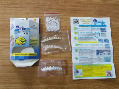 Temporäre Snap-On Zahnkaschierung kurz, instansmile - 7