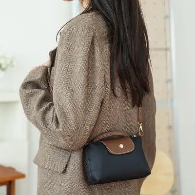 2026 Nylon Dumpling Bag, Mini Square Women's Crossbody Bag - 3