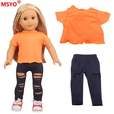 43 cm Amerikan Kız Bebek Giyim Seti, 18 İnç Bebek Kıyafeti - 11