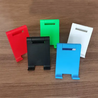 Üretici masaüstü taşınabilir cep telefonu tutucu katlanabilir tembel tablet tutucu cep telefonu tutucu toptan özel LOGO - 10