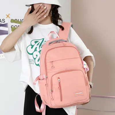 Multi-Compartment Backpack for Junior and Senior High School Girls - 3
