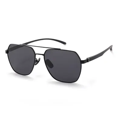 Metal Frame Polarized Men's Sunglasses, UV Protection Outdoor Shades - 3
