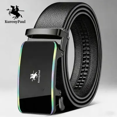 【Großhandel】Paolo Original Ledergürtel für Herren mit Premium-Automatikschnalle Business Casual Gürtel hochwertiger Hosengürtel