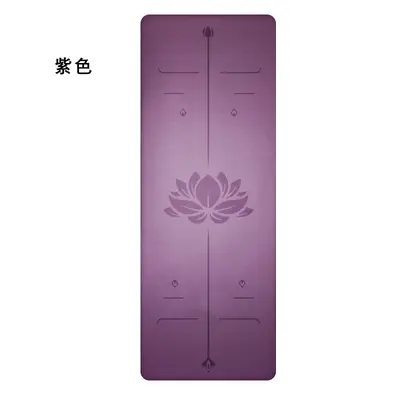 PU-Yogamatte aus Naturkautschuk, rutschfest, schweißabsorbierend, dick - 12