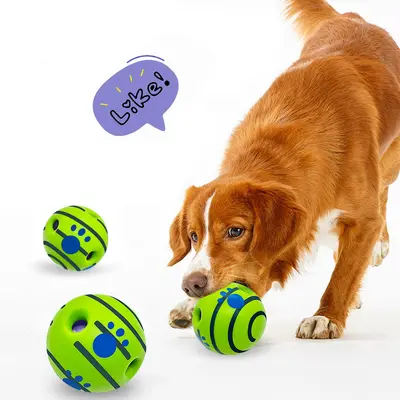 Squeaky Ball Dog Toy for Small, Medium and Large Dogs, Bite-Resistant - 6