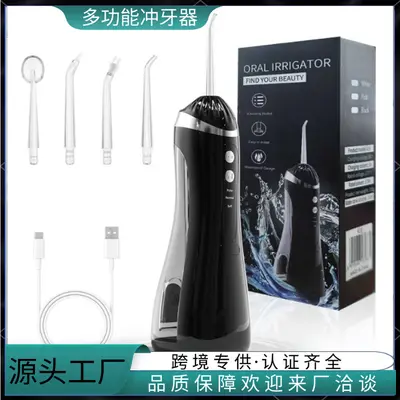 Electric oral irrigator with tartar remover
