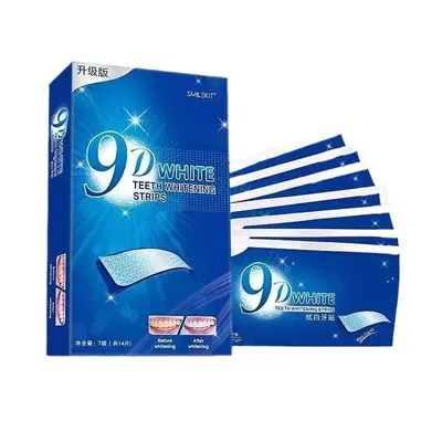 9D Teeth Whitening Strips, Removes Tooth Stains - 5