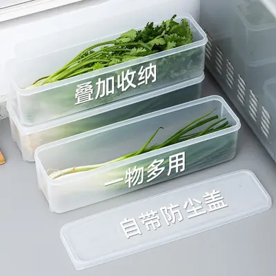 Cilantro Yeşil Soğan Saklama Kutusu Buzdolabı Taze Tutma Kutusu Kişniş Bütün Saklama Aracı Makarna Yumurta Hazırlık Taze Tutma Sızdırmaz Kapaklı
