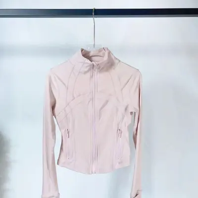 Women's Short Stand-Collar Slim-Fit Yoga Sports Jacket - 3