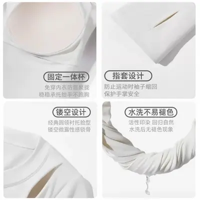 Women's Long-Sleeve Yoga and Pilates Fitness Clothing Set