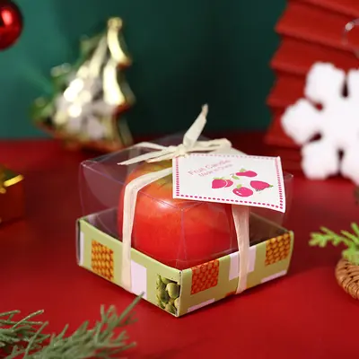 Heißer Verkauf Weihnachten Frieden Früchte-Kerze künstliche Früchte festliche Atmosphäre Dekoration Außenhandel heißer Verkauf kreative Geschenke Großhandel