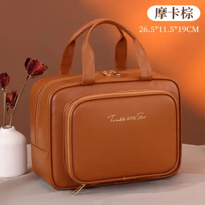 Compartmented Makeup Bag, Large Capacity, Portable Travel Cosmetic Bag - 9