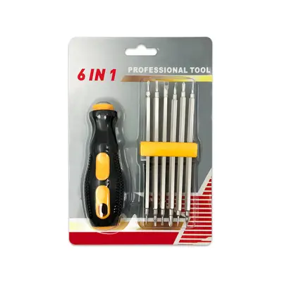 6-in-1 Powerful Magnetic Y-shaped Plum Blossom Triangle Multi-functional Household Disassembly Screwdriver 12-in-1 Screwdriver Set - 8