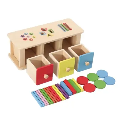 DOWMOO Montessori ahşap oyuncak, erken eğitim, düşünme eğitimi