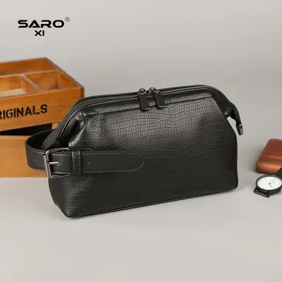 SH181-1 Men's Clutch Bag, Large Capacity Underarm Hand Bag - 11