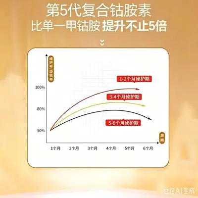 【特价活动】200粒进口原料维生素B族b12搭配甲钴胺叶酸营养神经