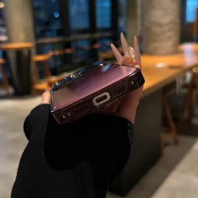 Handyhülle für Apple iPhone 18 Pro Max, 3D-Kontrastfarben, großes Sichtfenster, stoßfest