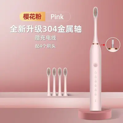Electric toothbrush, rechargeable, waterproof, sonic - 9