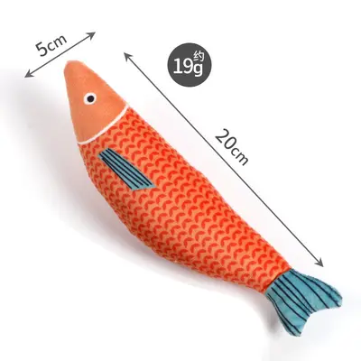 Kedi oyuncağı, catnip balık, ısırıklı - 11